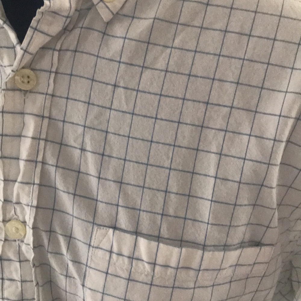 J.Crew small window pane button down shirt size S